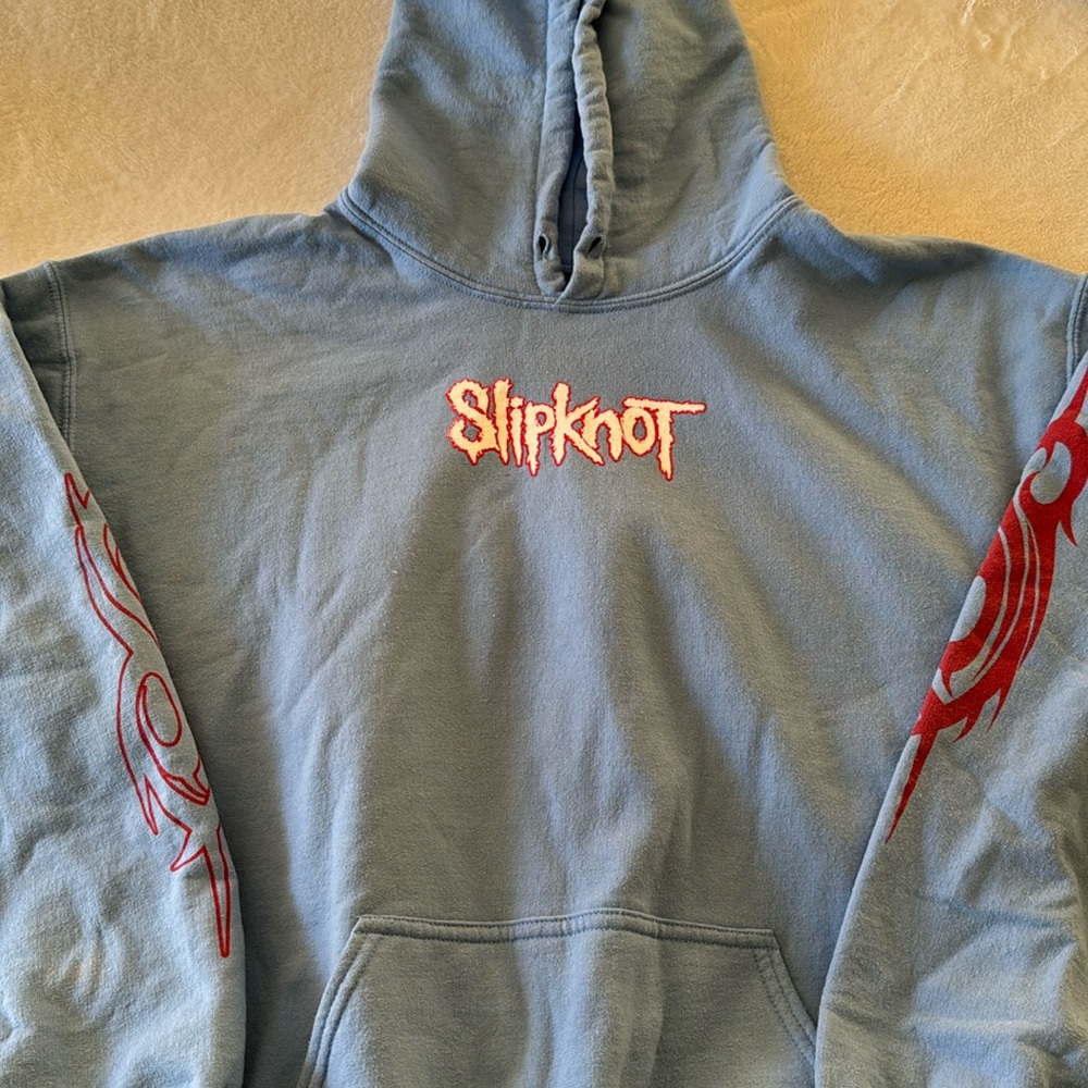 baby blue slipknot hoodie